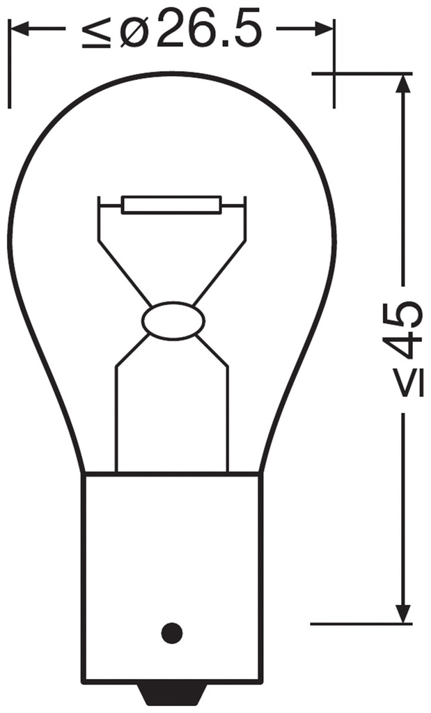 24V 21W BA15s P21W 