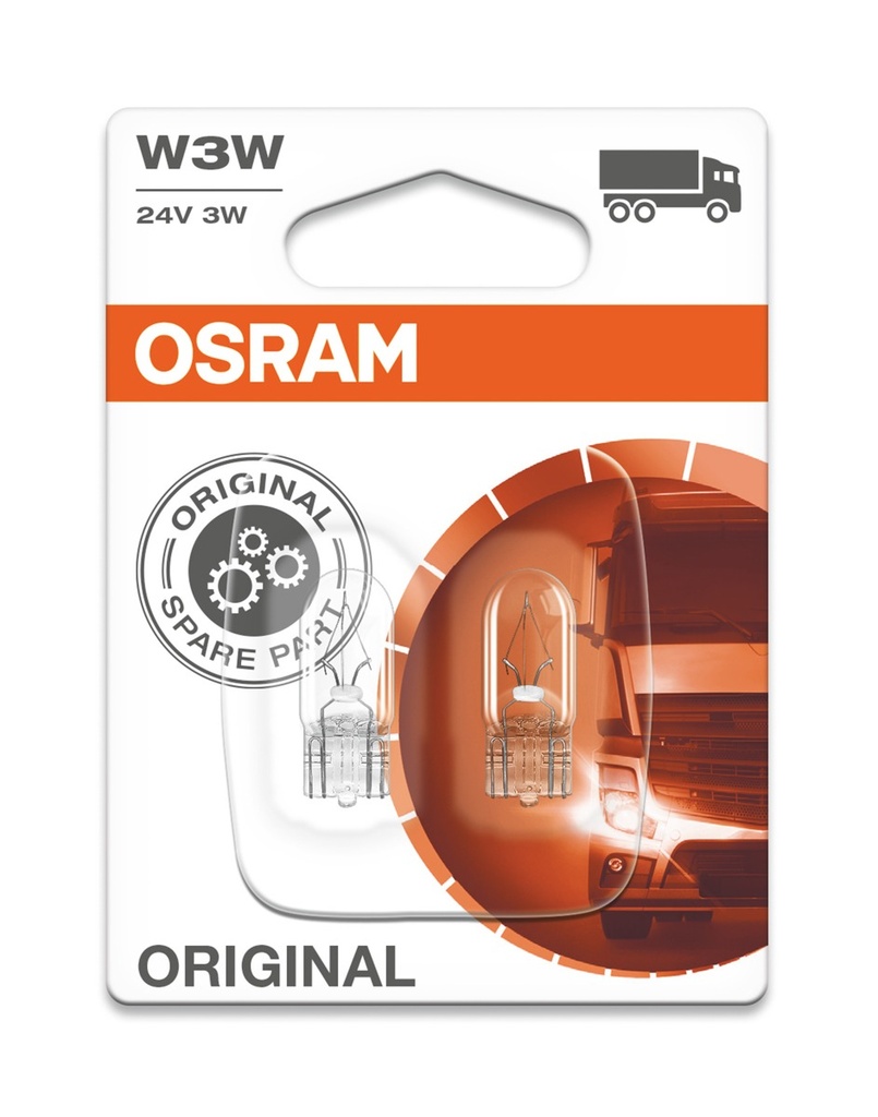 24V 3W W2,1x9,5d OSRAM Blister á2