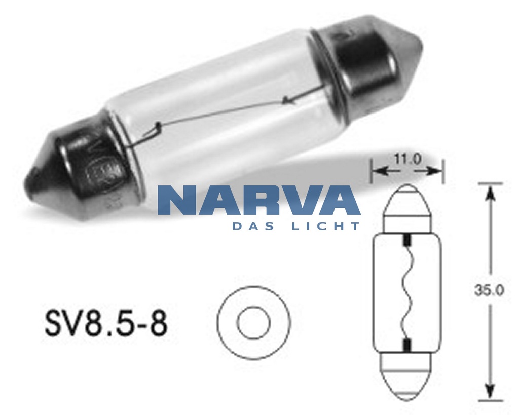 24V 5W SV8,5-8 C5W NARVA