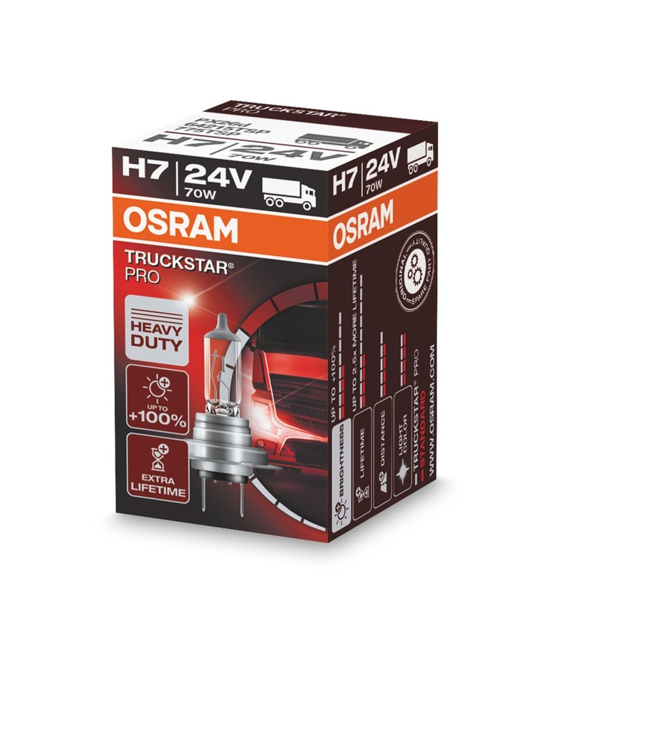 24V 70W PX26d H7 TRUCK STAR PRO Osram 