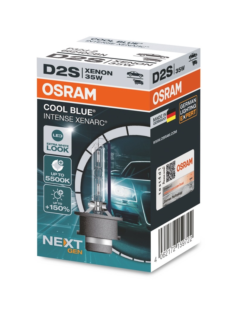 35W P32 d-2 XENON - D2S Osram XENARC® COOL BLUE® INTENSE (NEXTGEN)
