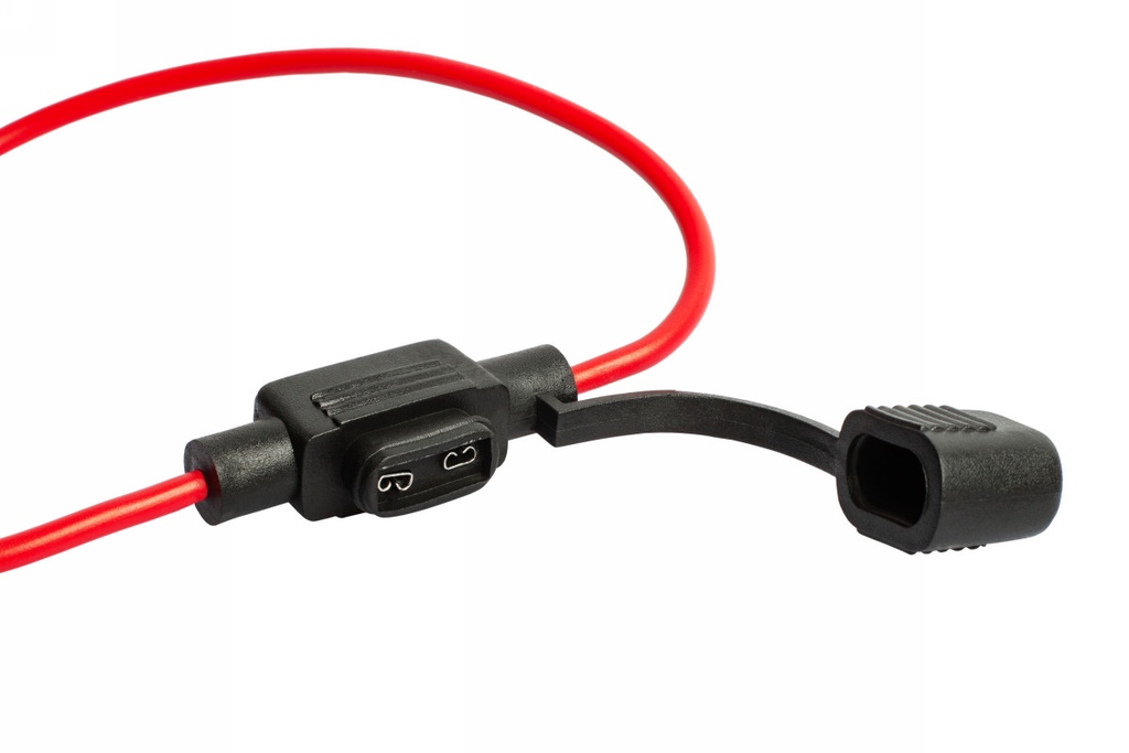 Mini blade fuse holder-horizontal with cable 1,0mm2