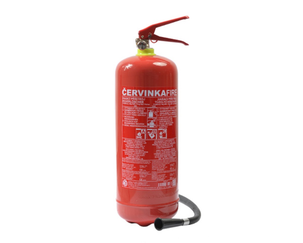 Hasiaci prístroj práškový 6 kg 34A/183B/C