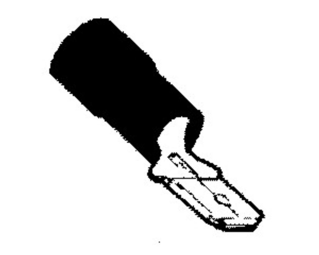 Kolík plochý 4,8mm 0,25-1,5mm2 červený 