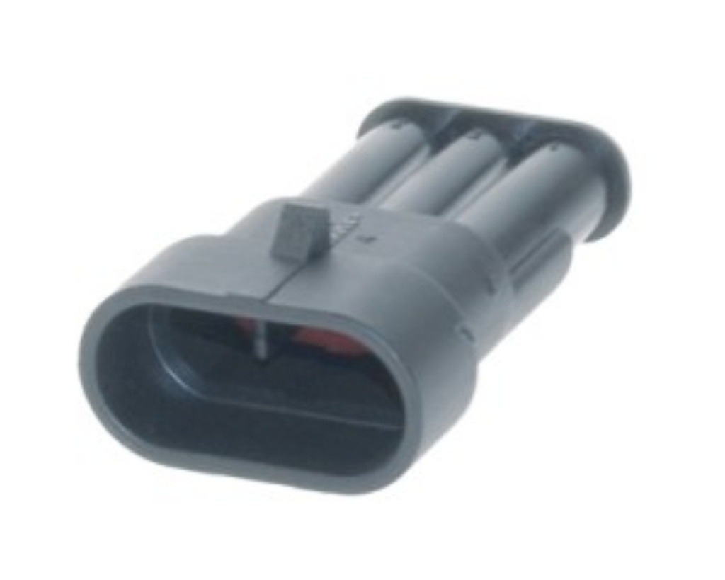 Konektor utesnený 3-cestný 1,5mm kolík 