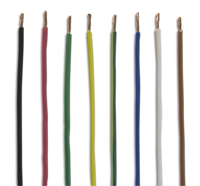 Single core cable 1,0mm2 - brown