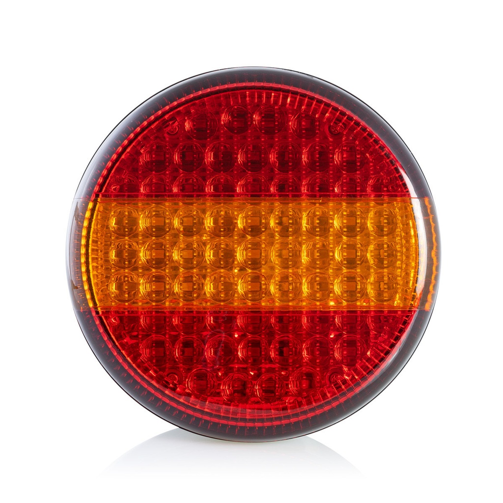 LED okrúhle zadné svetlo 3-funkčné