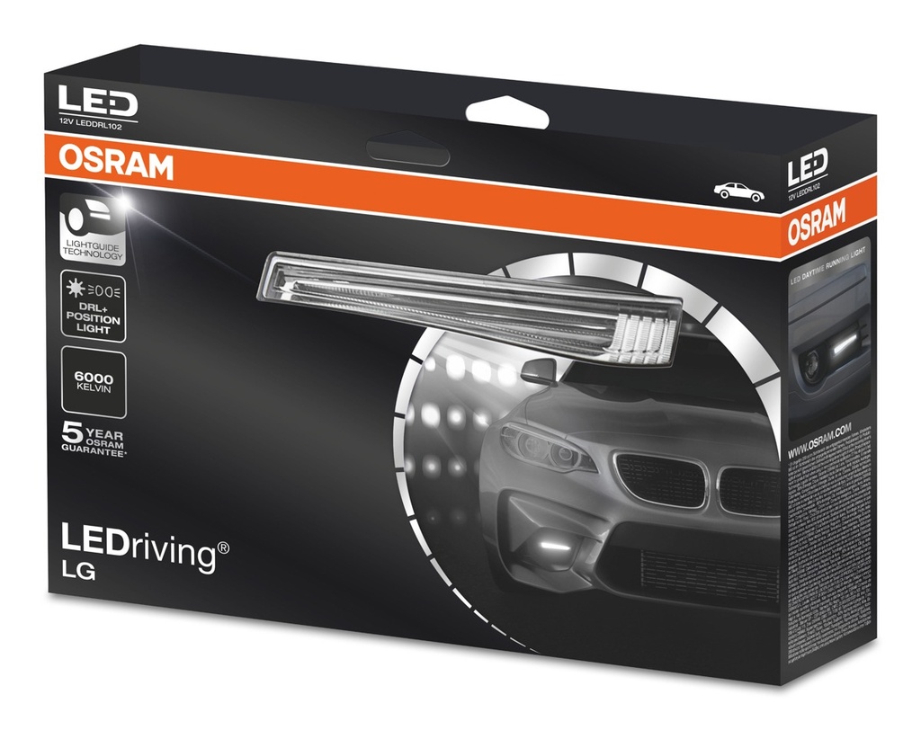LEDDRL102 CL15 12V 4X1 SET UNP OSRAM