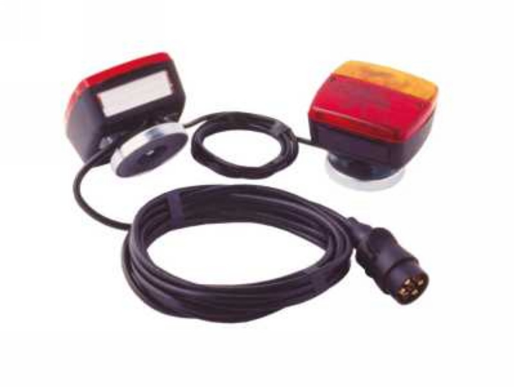 Magnetic prewired kit for trailers, cable lenght 4,5/7,5m
