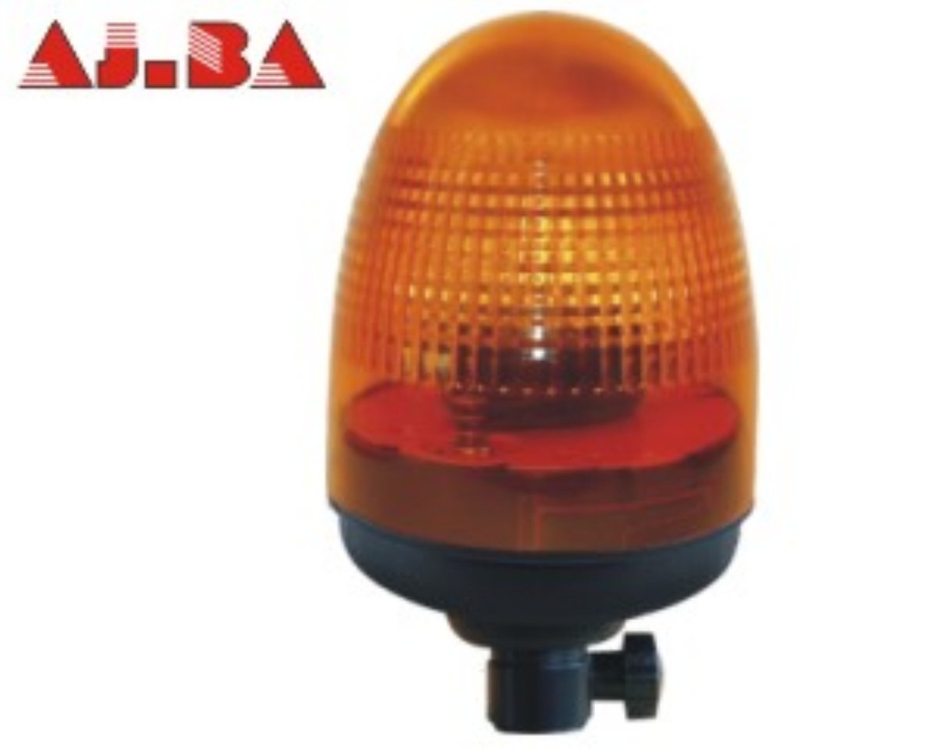 Maják 12V/24V uchytením na tyč žltý SUNLIGHT 