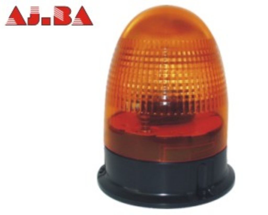 SUNLIGHT-rot.beacon 24V flat base yellow