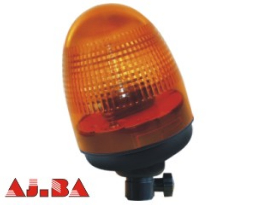 Maják flexi 12V/24V uchytením na tyč žltý SUNLIGHT 