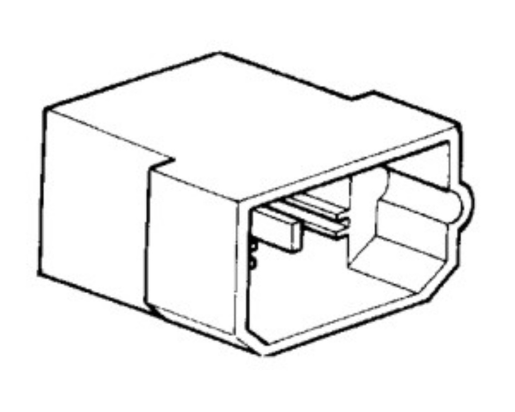 Terminal cover 6,3mm-4 way