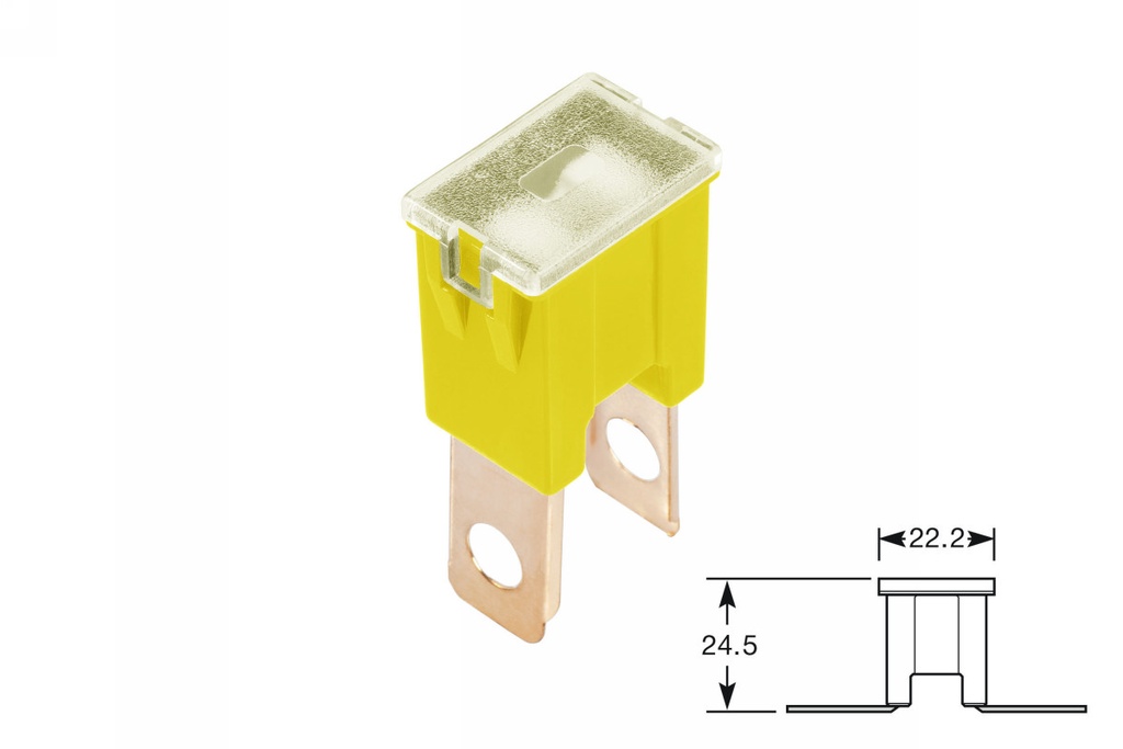 Poistka do jap.áut samec rovný 60A ELTA
