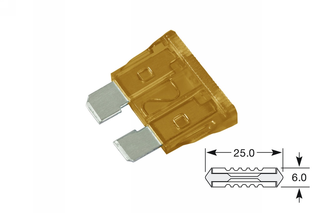 Standard blade fuses 5A Lucas