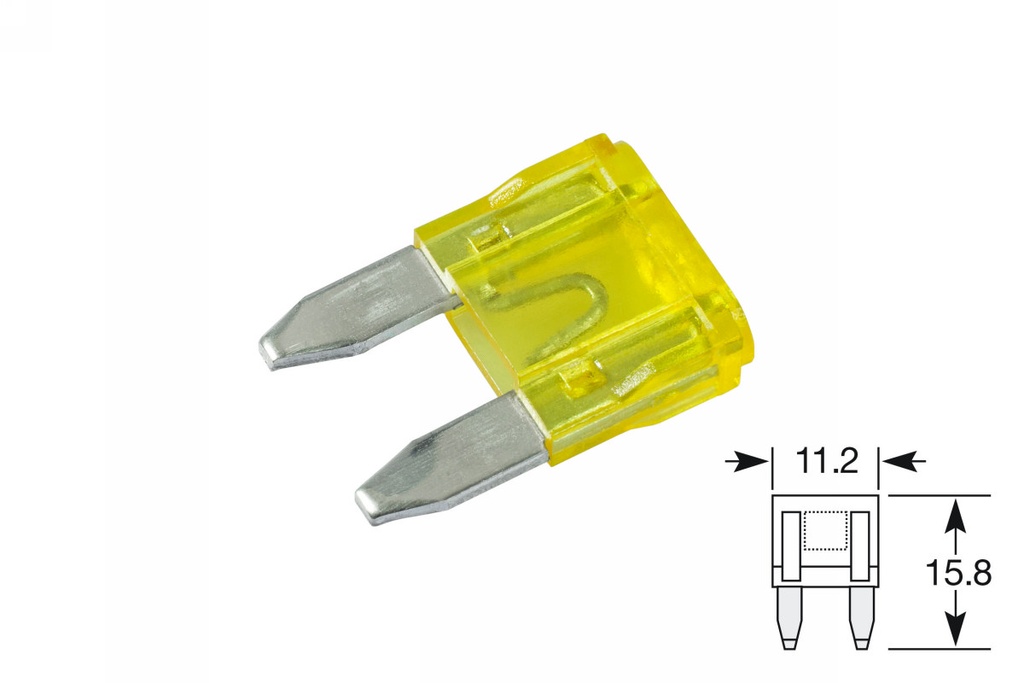 Mini blade fuses 20A