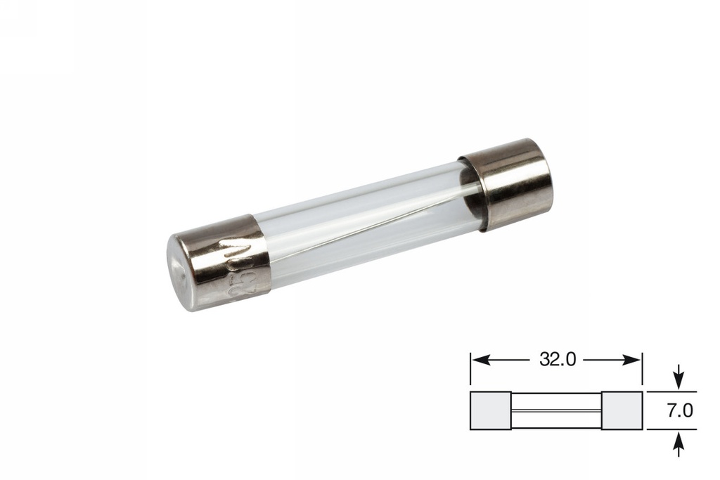 Poistka sklenená 25A 7x32mm ELTA