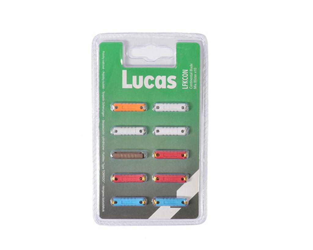 Poistka valcová mix Blister-10