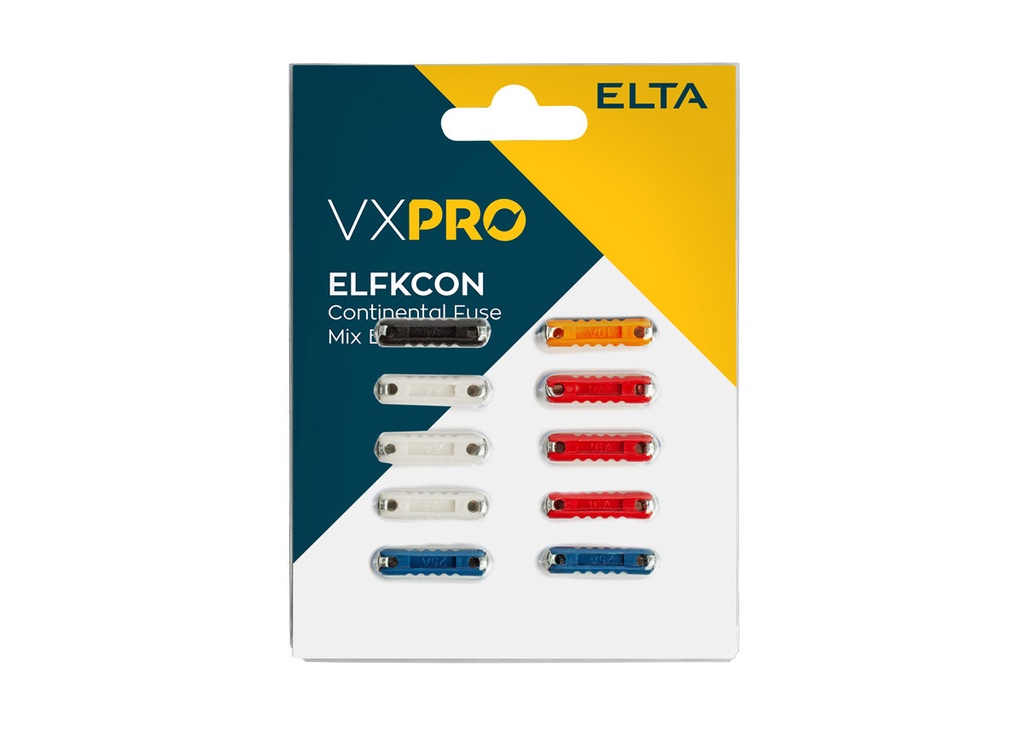 Poistka valcová mix Blister-10 ELTA