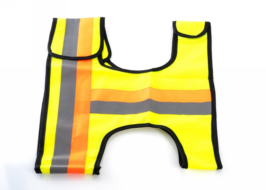 Fluoresc.yellow high visib.vest-dogs,(S)