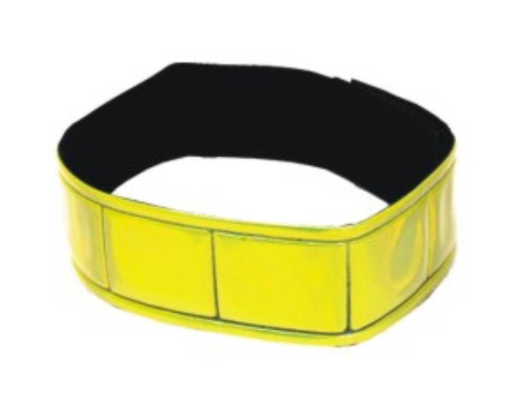 Safety refl.belt with velcro-yellow,2pcs
