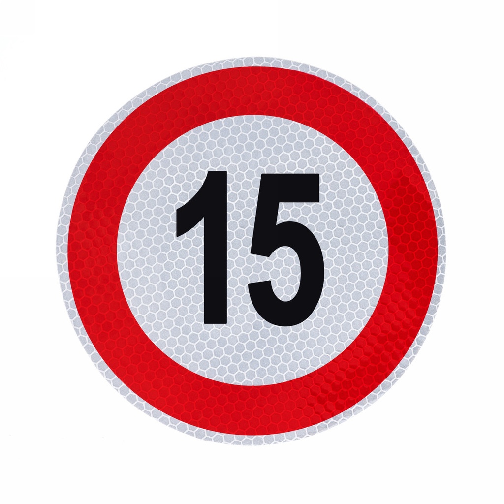 Speed limit Sign 15, diameter: 150mm
