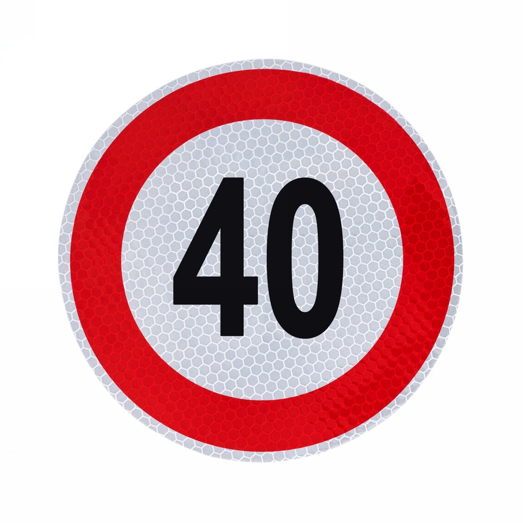 Speed limit Sign 40, diameter: 150mm