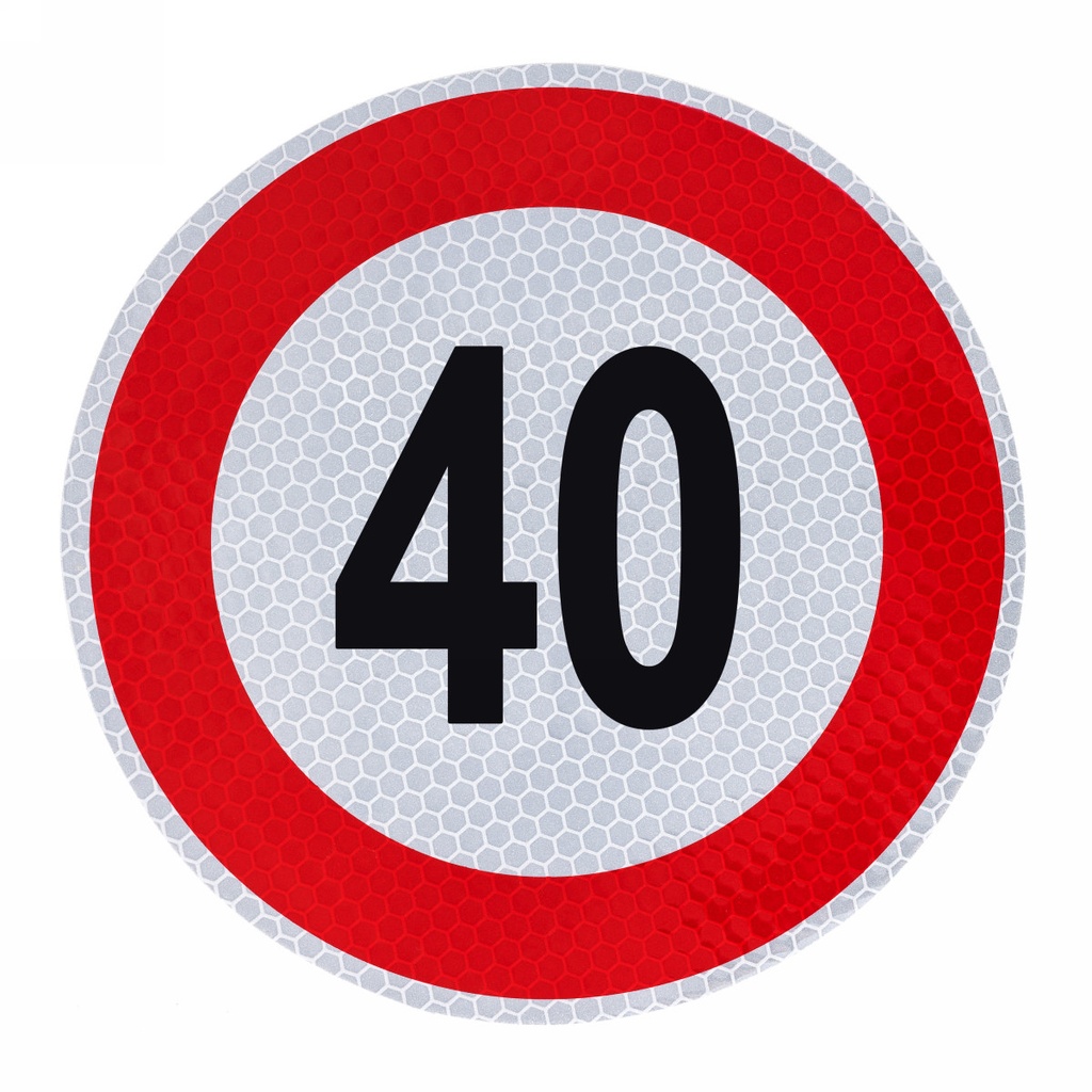 Speed limit Sign 40, diameter: 200mm