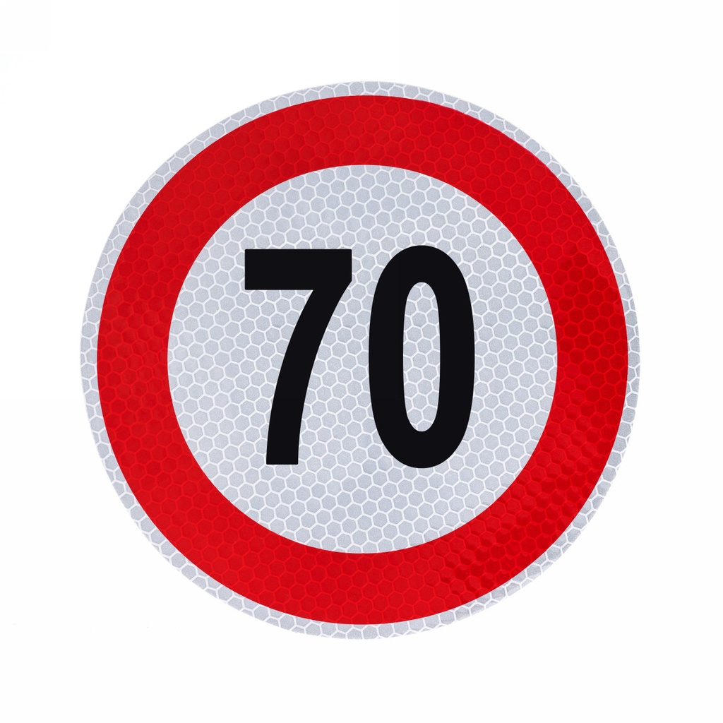 Speed limit Sign 70, diameter: 150mm