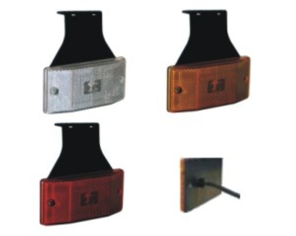 Front pos.lamp 24V LED w/long brack.-cl.