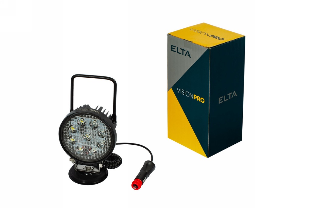 Svetlo pracovné 9LED x 3W/27W, 1400LM, IP67, ECE R10 magnetické uchytenie 