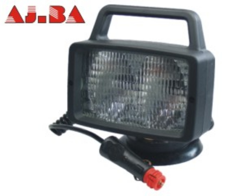 Work lamp with twin reflector