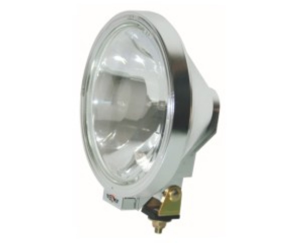 Front long distance lamp clear, silver