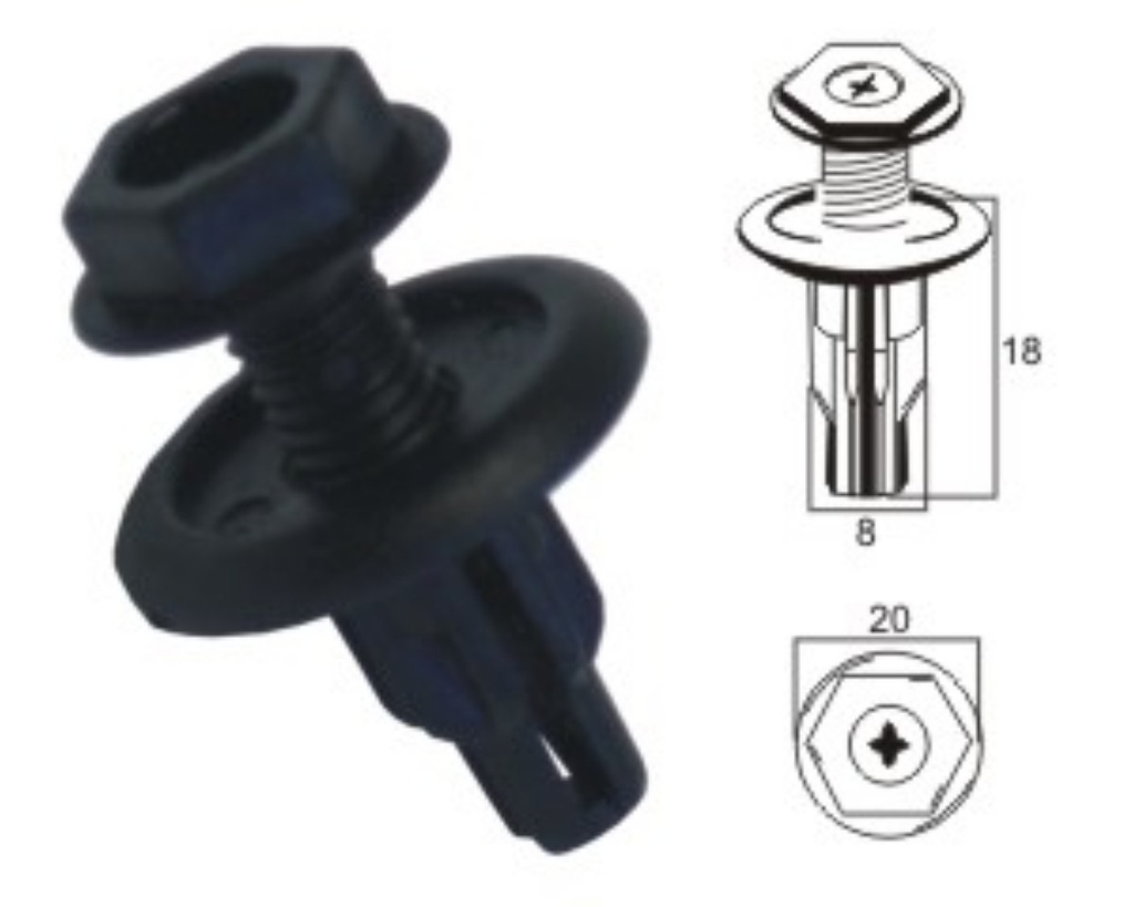 Plastic clip K068