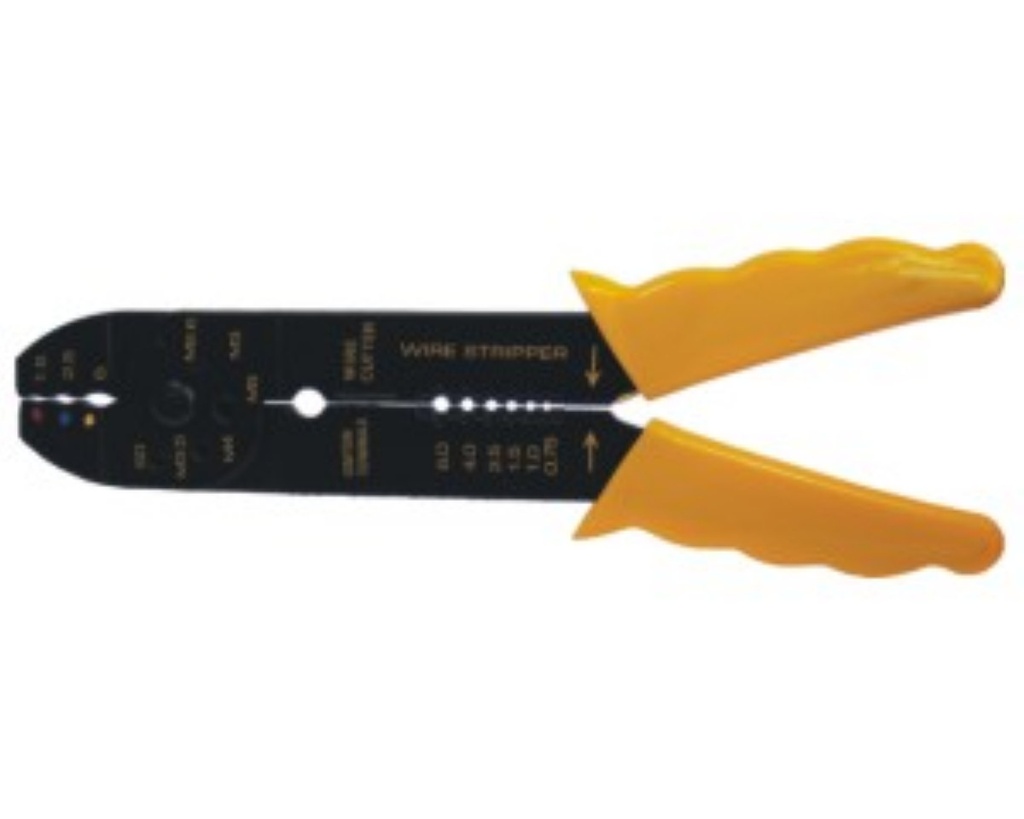 Hand crimping tool for insulated termin.