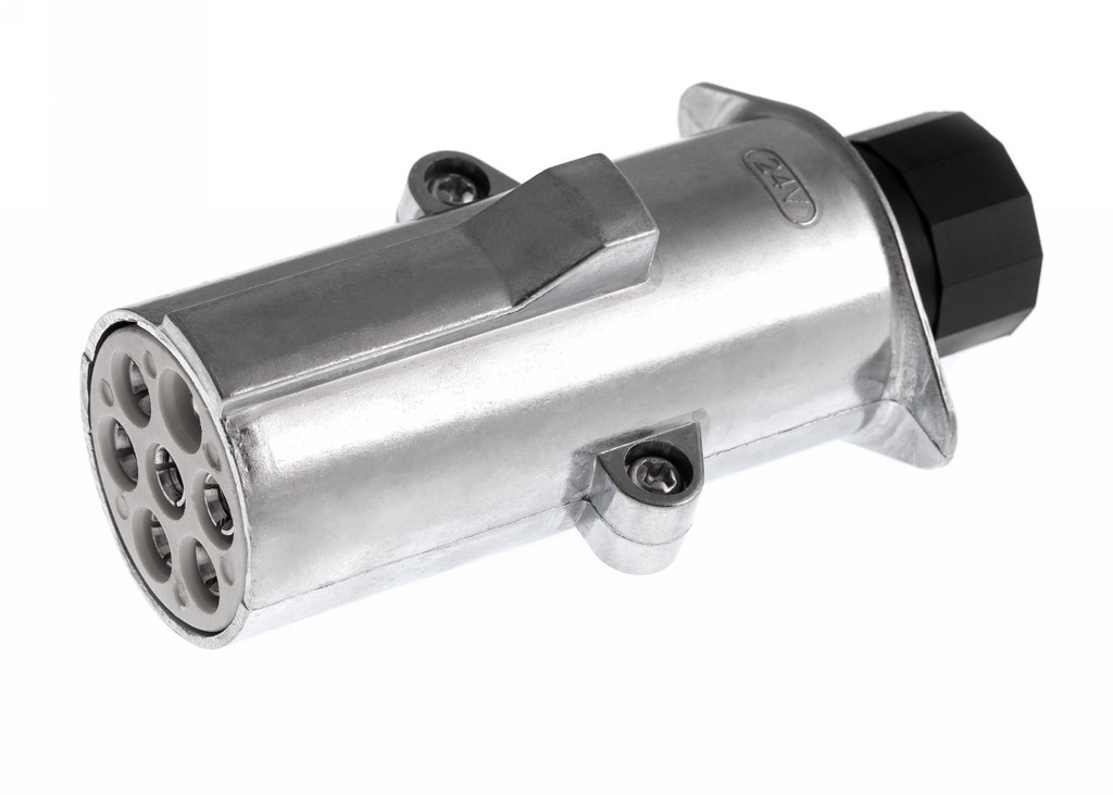 Plug 7pin 24V metal S,screw type contact