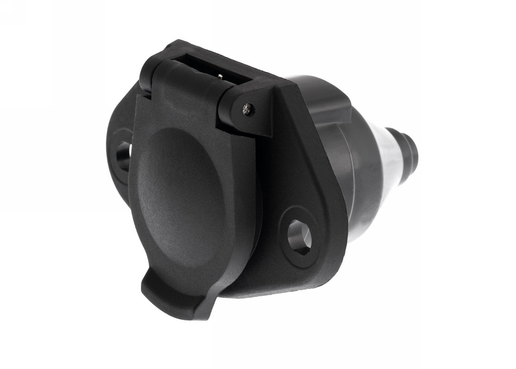 Socket 7p 24V plastic N,screw type cont.