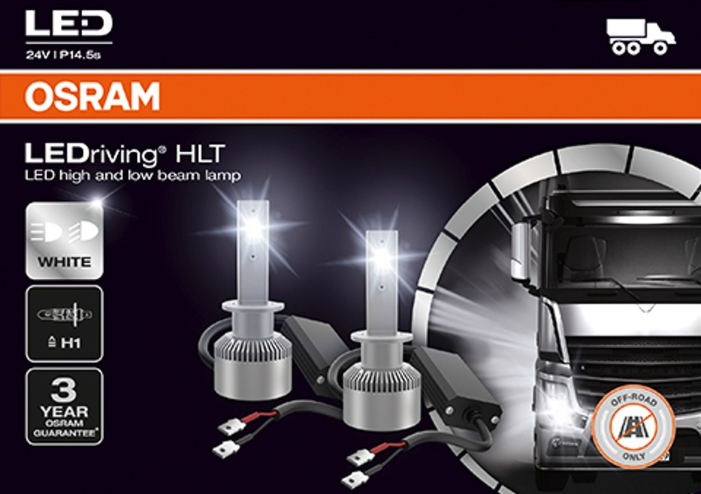 LEDriving® HLT H1 24V 12W P14.5s 6000K Cool White OSRAM vyfázované, náhrada 64155DWBRT-2HFB
