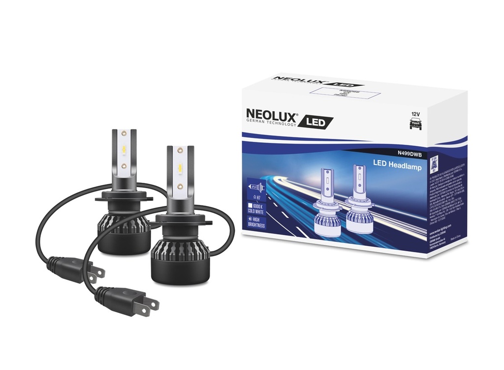 Neolux LED H7 6000K PX26d 73,0mm