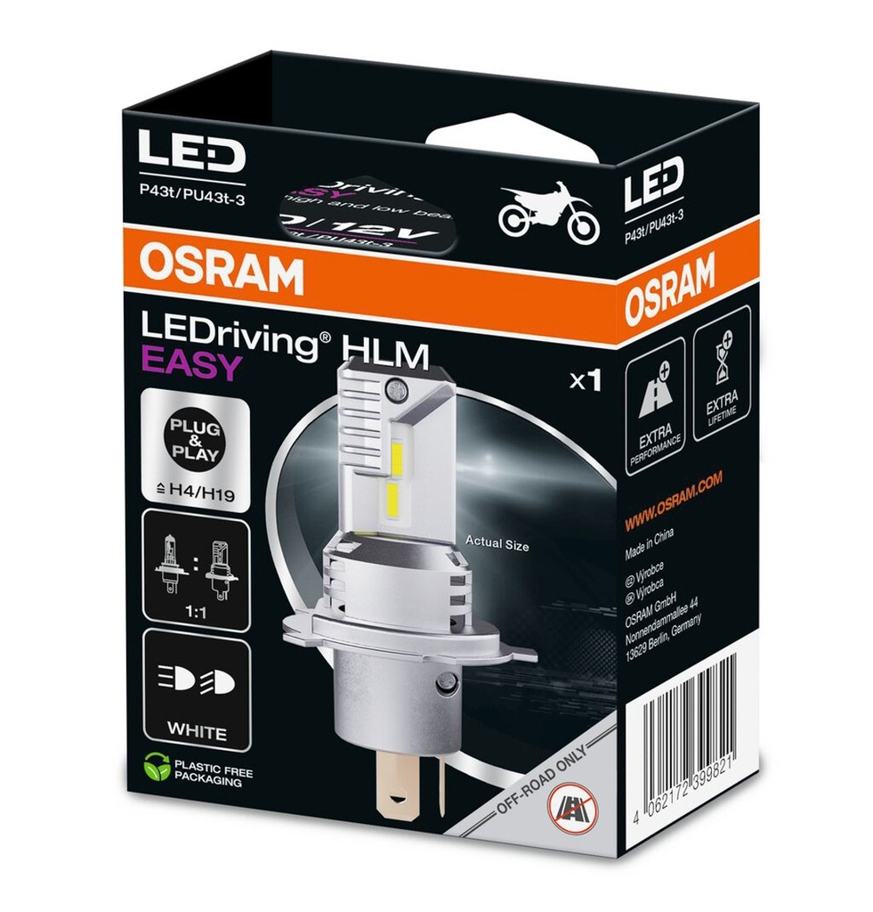 LEDriving® HL EASY H4/H19 Blister-01 Ecopack