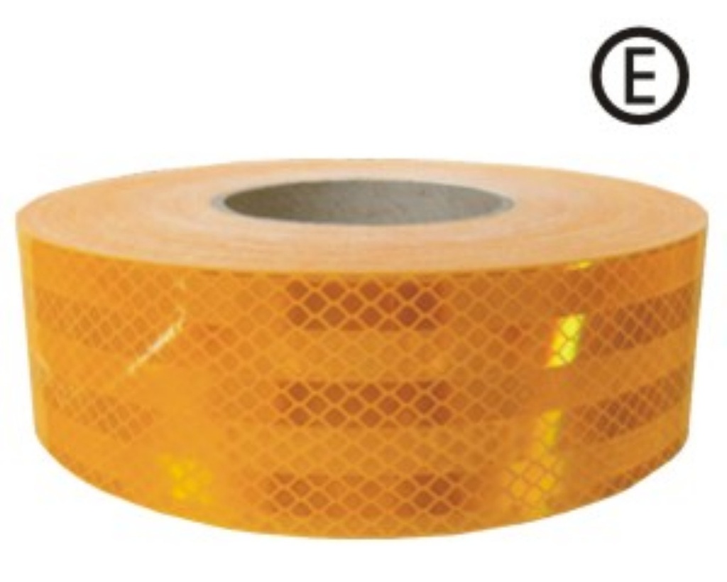 REFLECTIVE TAPE,RIGID SURFACE 3M UNI 983-71ES ECE,YELLOW