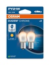 12V 21W BAU15s PY21W Diadem Chrome Osram Blister Ecopack