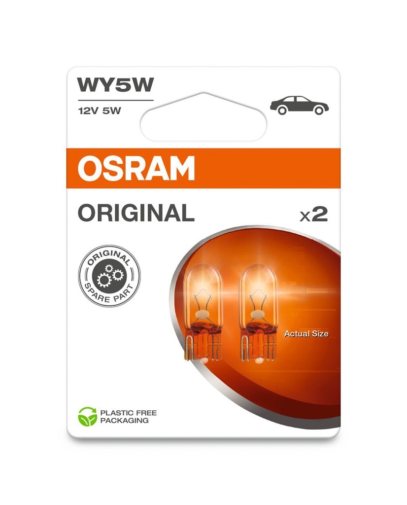 12V 5W WY5W W2,1x9,5d Osram Blister á2 Ecopack