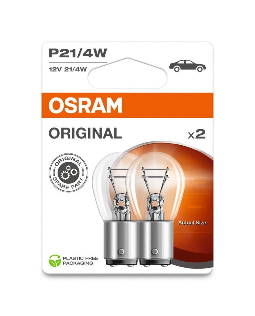 12V 21/4W BAZ15d P21/4W OSRAM Blister-02 Ecopack