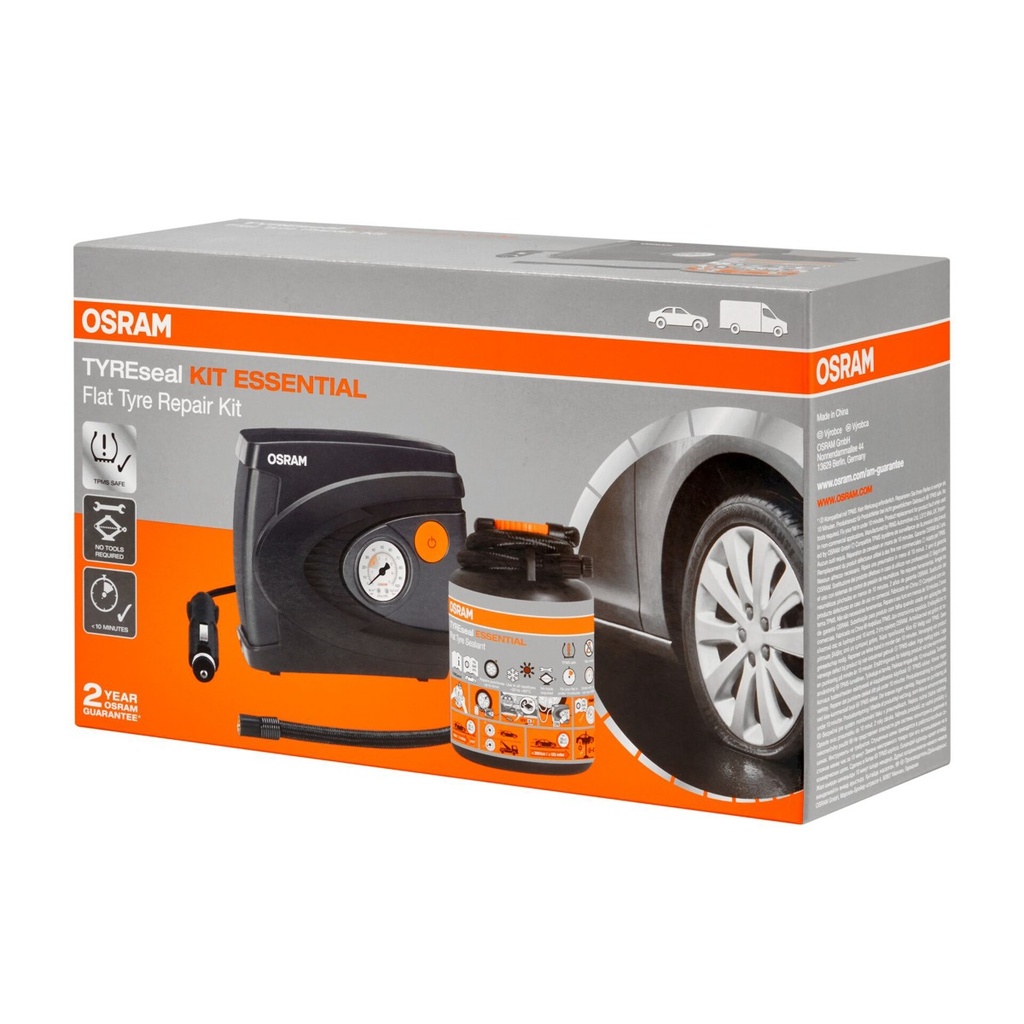Kompresor s tesniacou hmotou opravná sada TYRE Seal ESSENTIAL