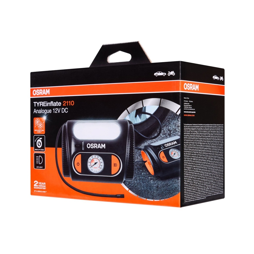 Kompresor analogový OSRAM TYREinflate 2110 
