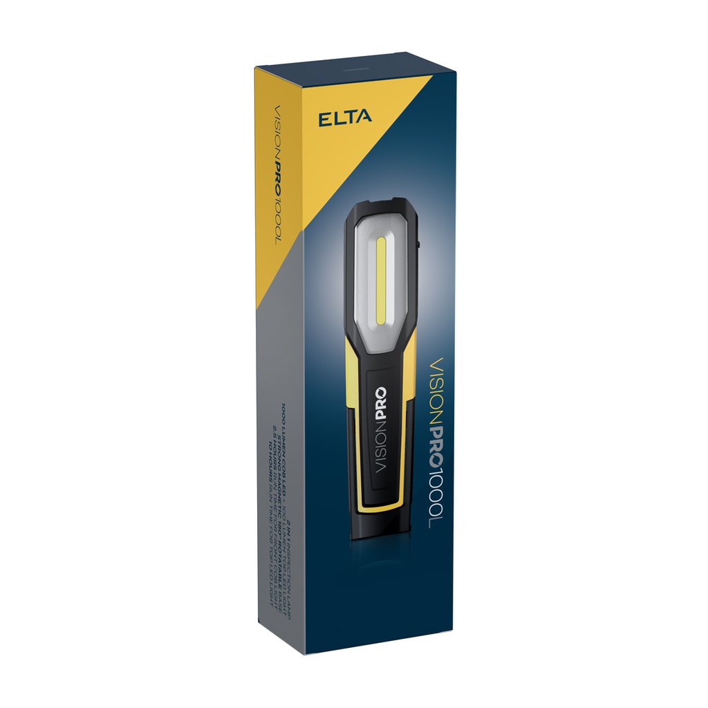 Montážna lampa COB LED 1000lm/100lm