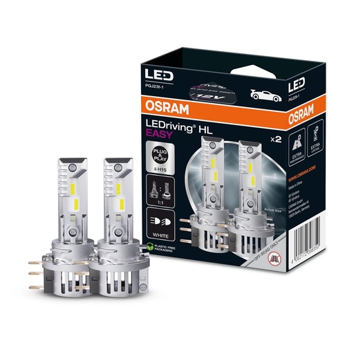 [64176DWESY-2HB] LEDriving® HL EASY H15 BOX-02 Ecopack 