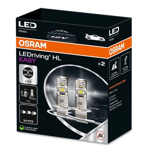 [64151DWESY-2HB] LEDriving® HL EASY H3 BOX-02 Ecopack
