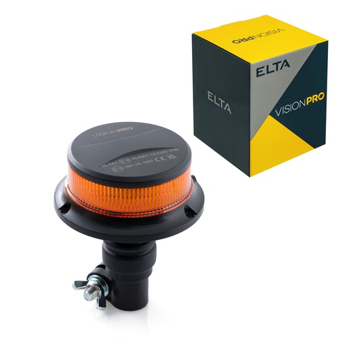 [EB8244] Low profile beacon 18LED, 12/24V, Flexi DIN (ECE R10, R65)